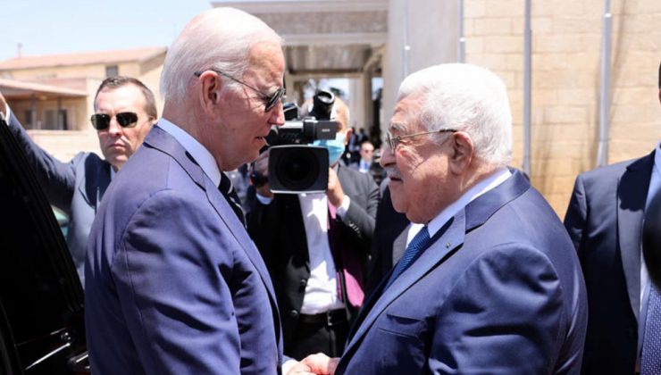 ABD Başkanı Joe Biden, Devlet Başkanı Mahmud Abbas ile görüştü