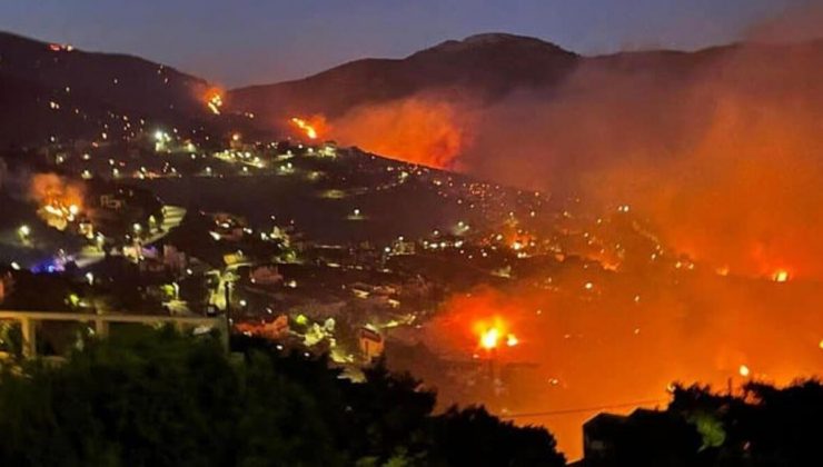 Atina’daki orman yangını ikinci gününde devam ediyor