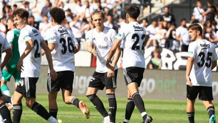 Beşiktaş’ın gençleri uçuşa geçti!