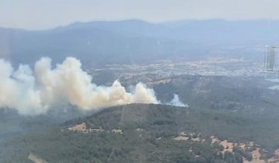 Bodrum’da ormanlık alanda çıkan yangın söndürüldü