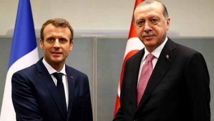 Cumhurbaşkanı Erdoğan, Fransa Cumhurbaşkanı Macron ile görüştü