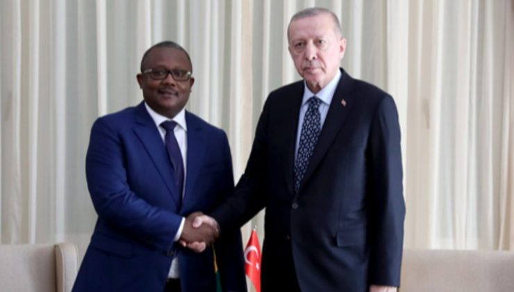 Cumhurbaşkanı Erdoğan, Gine Bissau Cumhurbaşkanı ile görüştü