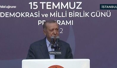 Cumhurbaşkanı Erdoğan: Milletimiz 15 Temmuz’da destan yazdı