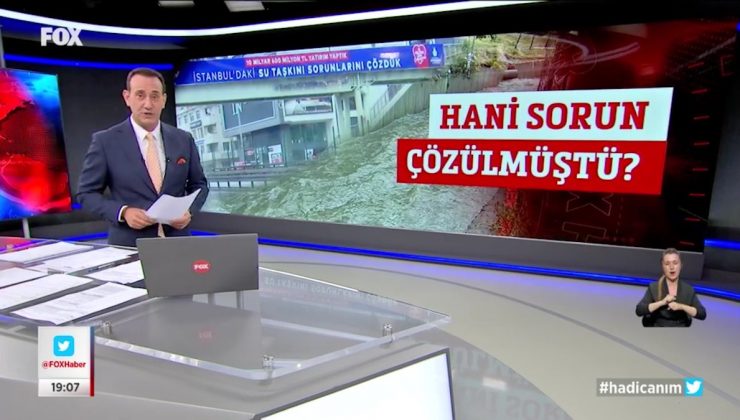 Fox Tv’de Ekrem İmamoğlu’na altyapı ve tatil tepkisi