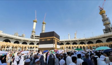 Hacılar için Kabe’ye veda vakti yaklaşıyor