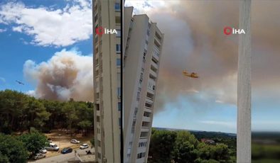 Hırvatistan’da yangın: Pula şehri elektriksiz kaldı