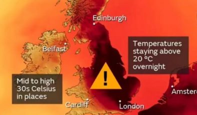 İngiltere’den artan sıcaklıklara karşı kırmızı alarm