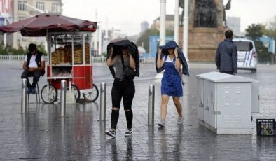 İstanbul’a sağanak yağış uyarısı