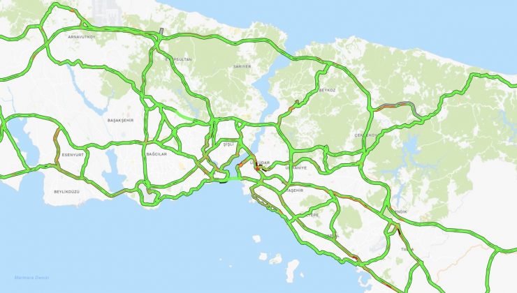 İstanbul’da bayram trafiği şehir dışına taşındı