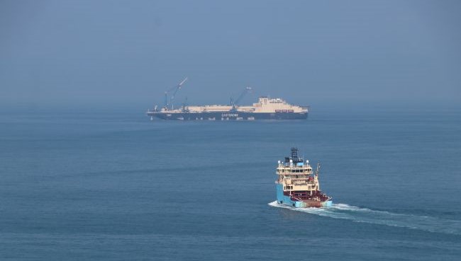 Karadeniz gazı için borular döşeniyor: Castorone Gemisi derin sularda