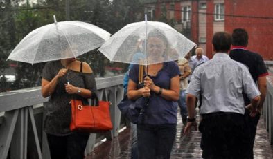 Meteoroloji’den birçok il için sağanak yağış uyarısı