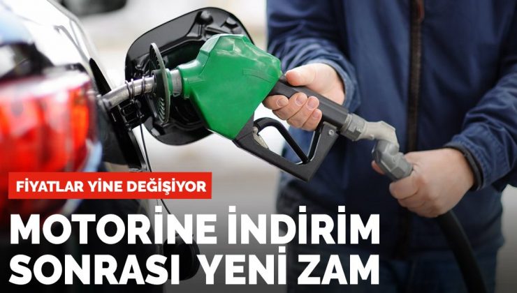 Motorine indirim sonrası yeni artırım