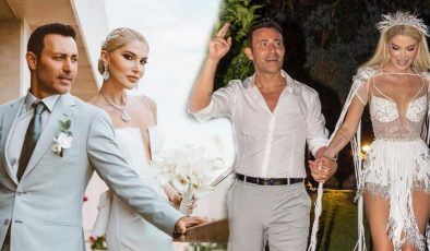 Mustafa Sandal ve Melis Sütşurup düğünden yeni karelerini paylaştı