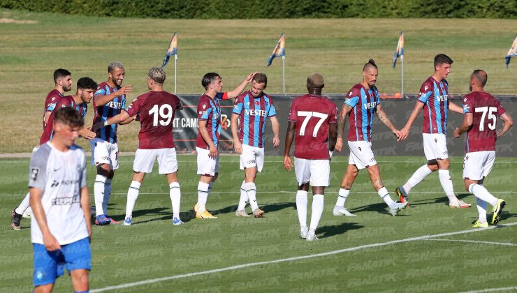 (ÖZET) Trabzonspor – MTK Budapeşte hazırlık maçı sonucu: 2-1