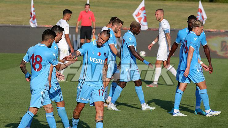 (ÖZET) Trabzonspor-Slovacko hazırlık maçı sonucu: 2-2