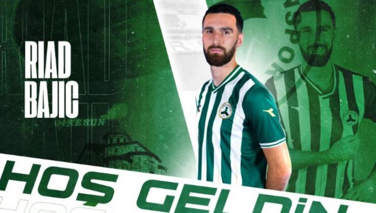 Riyad Bajic Giresunspor ile Süper Lig’e geri döndü!