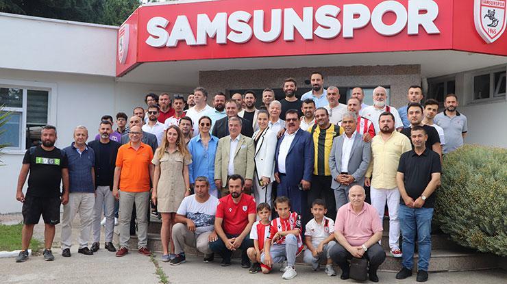 Samsunspor’da bayramlaşma töreni düzenlendi