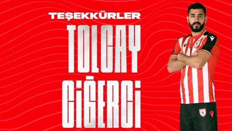 Samsunspor’da Tolcay Ciğerci ile yollar ayrıldı