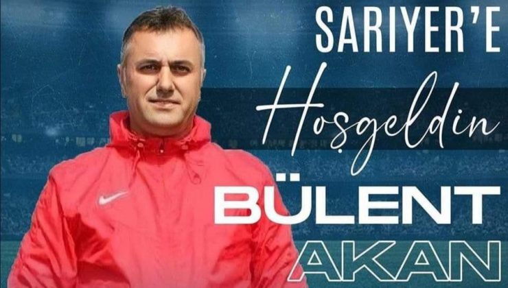 Sarıyer’de teknik direktörlüğe Bülent Akan getirildi