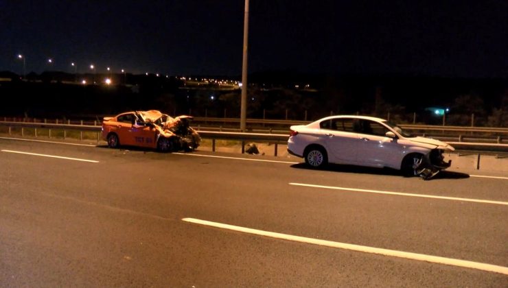 Taksi mandaya çarptı: 2 manda ve taksi şoförü öldü