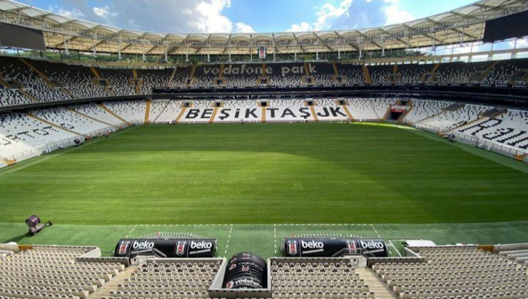 Vodafone Park’ta zemin tamamlandı