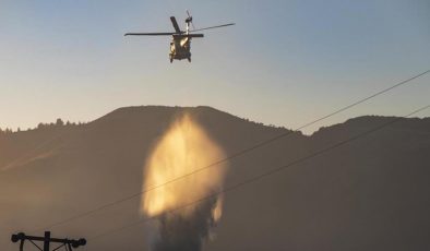 ABD’de yangın söndürme helikopteri düştü