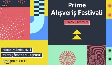 Amazon’un en büyük alışveriş etkinliği,Prime Alışveriş Festivali başladı!