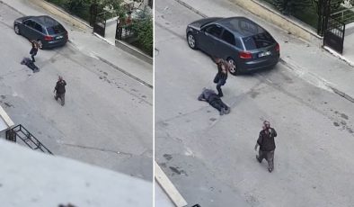 Ankara’da annesine taciz iddiasına dakikalarca tekme