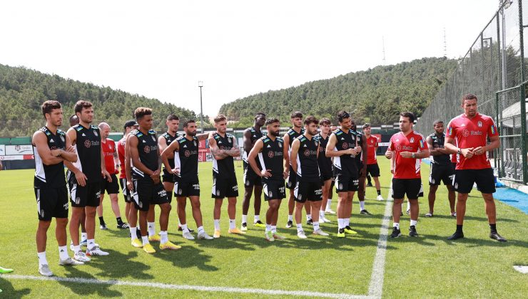 Beşiktaş günün ilk çalışmasını gerçekleştirdi