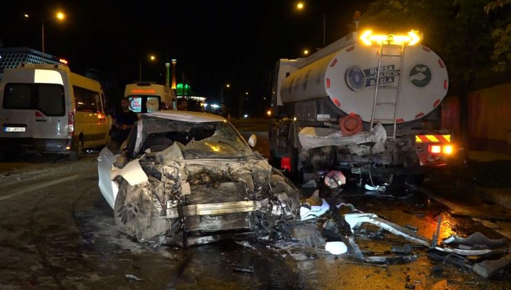 Bursa’da 4 araçlık zincirleme kaza: 1’i ağır 4 yaralı