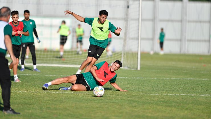 Bursaspor’da maç antrenmanı devam ediyor