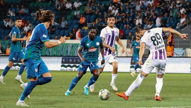 Çaykur Rizespor ile Ankara Keçiörengücü yenişemedi