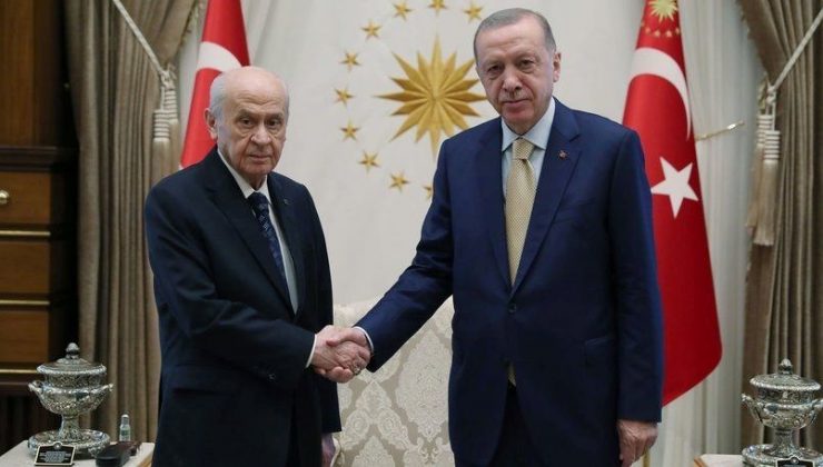 Cumhurbaşkanı Erdoğan Bahçeli ile görüştü