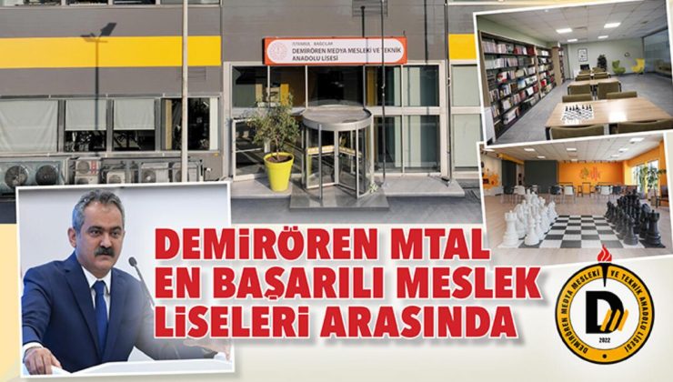 Demirören MTAL en başarılı meslek liseleri arasında