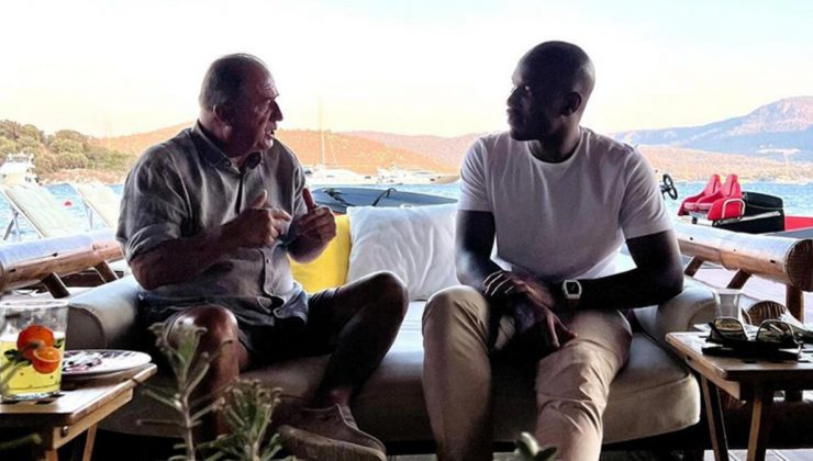 Fatih Terim, Didier Drogba’yı evinde ağırladı! “Teşekkür ederim evlat”