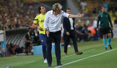 Fenerbahçe-Slovacko maçında Jorge Jesus’a sarı kart