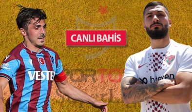 Hatayspor sezonu Trabzonspor deplasmanında açıyor! İlk haftayı “bay” geçmişti, bu hafta galibiyetine iddaa’da…