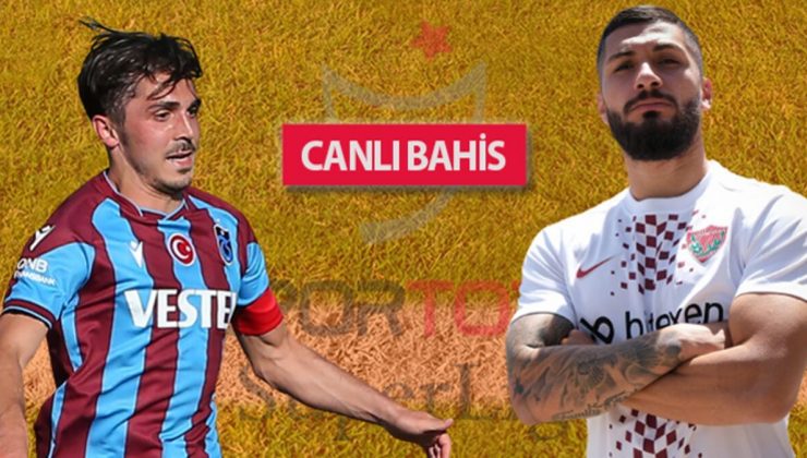 Hatayspor sezonu Trabzonspor deplasmanında açıyor! İlk haftayı “bay” geçmişti, bu hafta galibiyetine iddaa’da…