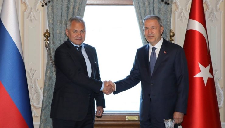 Hulusi Akar, Sergey Şoygu ile görüştü