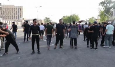 Irak’ta Sadr destekçileri protestolara devam ediyor