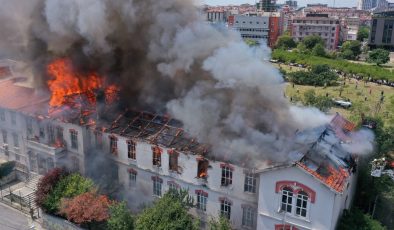 İstanbul Balıklı Rum Hastanesi’nde yangın