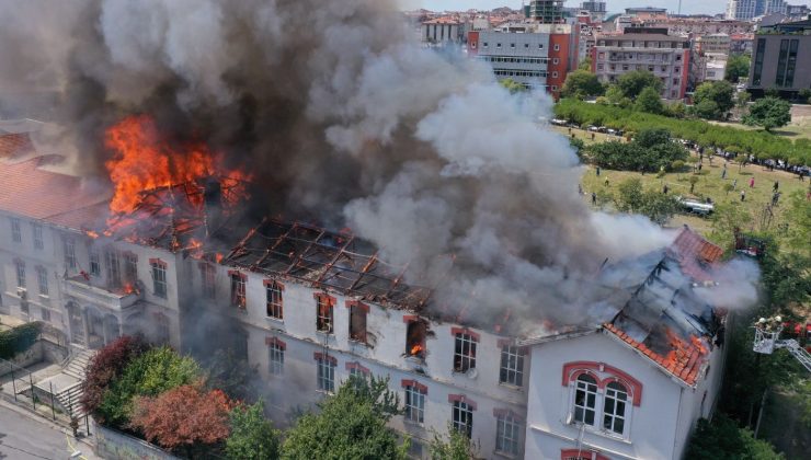 İstanbul Balıklı Rum Hastanesi’nde yangın