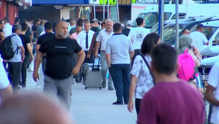 İstanbul’da otogarda dönüş hareketliliği