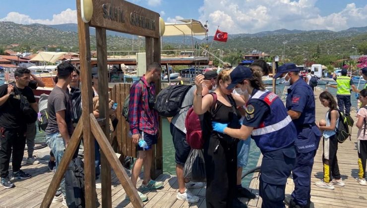 Kaçak göçmenleri Avrupa diye Kekova Adası’na bıraktılar