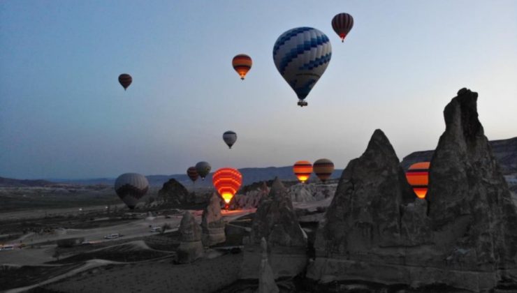 Kapadokya’yı bayramda 180 bin kişi ziyaret etti