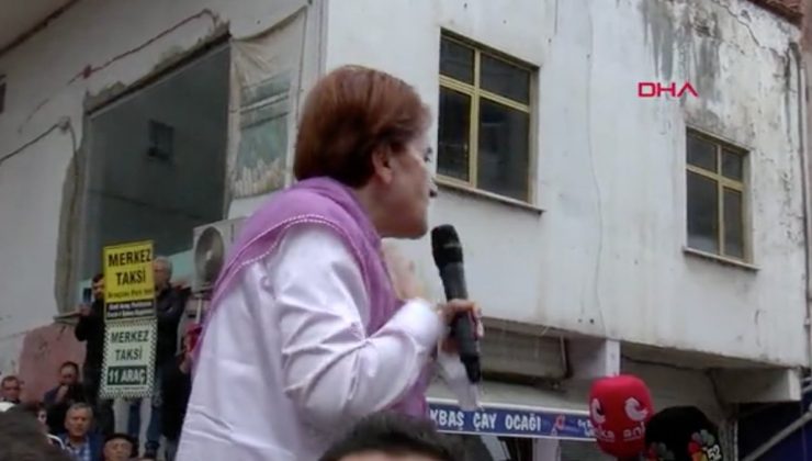 Meral Akşener konuşmasına itiraz eden vatandaşla dalga geçti