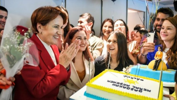 Meral Akşener’e doğum günü sürprizi