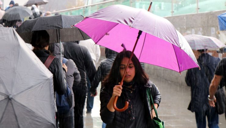 Meteoroloji’den 9 il için gök gürültülü sağanak uyarısı