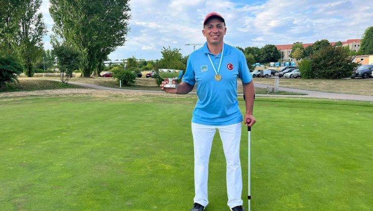 Milli golfçü Mehmet Kazan, Almanya’da şampiyon oldu