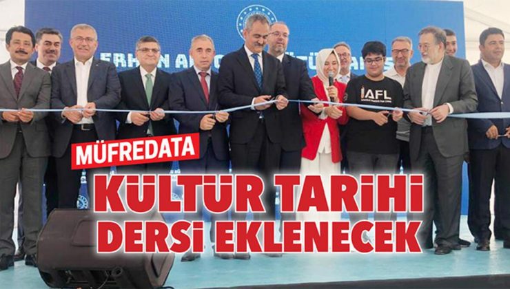 Müfredata kültür tarihi dersi eklenecek